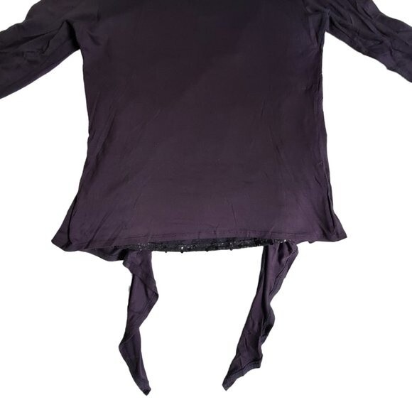 Three Seasons Maternity Layered Top with Sequin Accents Size S - Picture 6 of 12